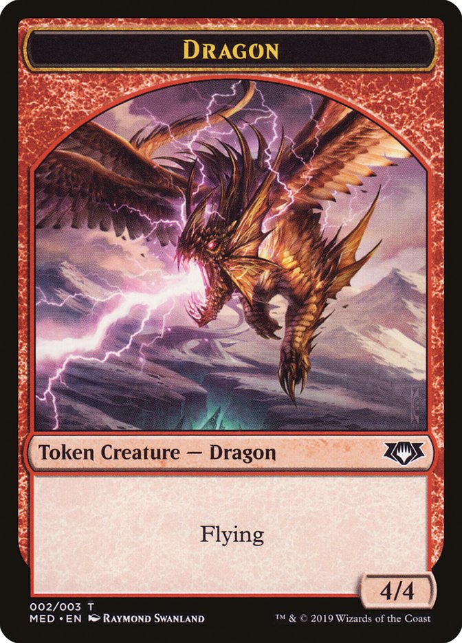 Dragon Token [Mythic Edition Tokens] MTG Single Magic: The Gathering    | Red Claw Gaming