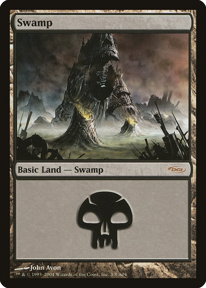 Swamp (3) [Arena League 2004] MTG Single Magic: The Gathering    | Red Claw Gaming