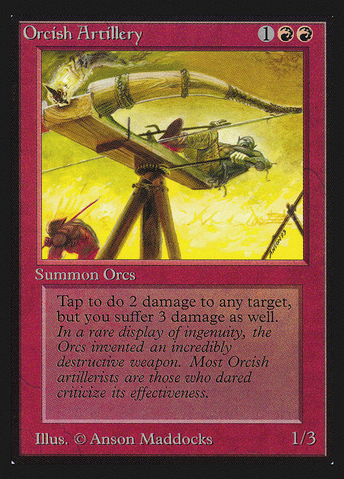 Orcish Artillery [Collectors' Edition] MTG Single Magic: The Gathering    | Red Claw Gaming