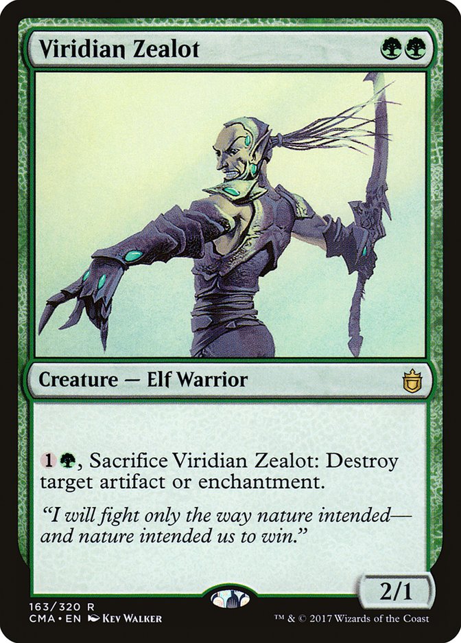 Viridian Zealot [Commander Anthology] MTG Single Magic: The Gathering    | Red Claw Gaming