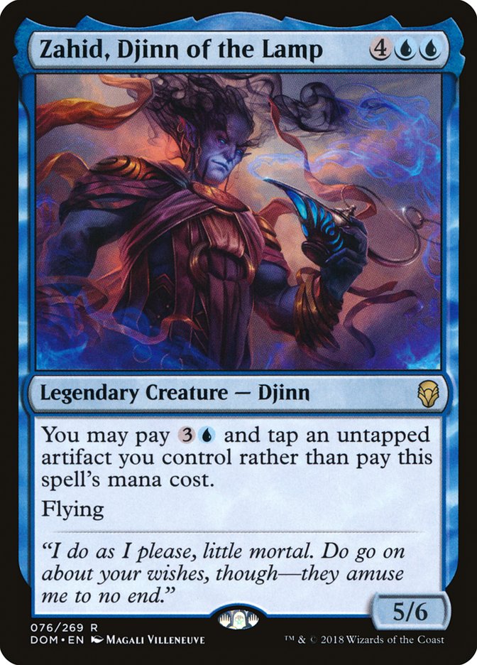 Zahid, Djinn of the Lamp [Dominaria] MTG Single Magic: The Gathering    | Red Claw Gaming