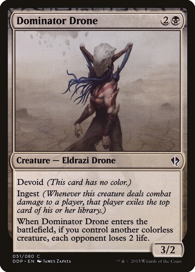 Dominator Drone [Duel Decks: Zendikar vs. Eldrazi] MTG Single Magic: The Gathering    | Red Claw Gaming