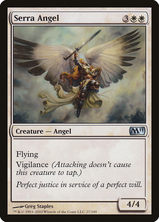 Serra Angel [Magic 2011] MTG Single Magic: The Gathering    | Red Claw Gaming