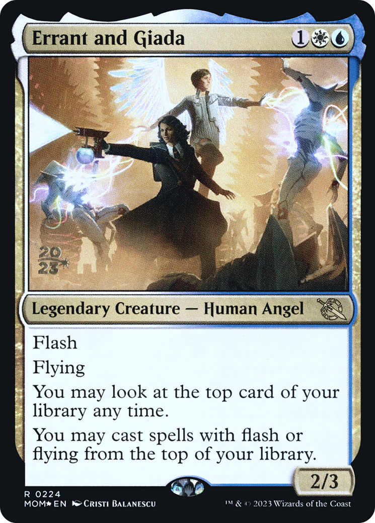 Errant and Giada [March of the Machine Prerelease Promos] MTG Single Magic: The Gathering    | Red Claw Gaming