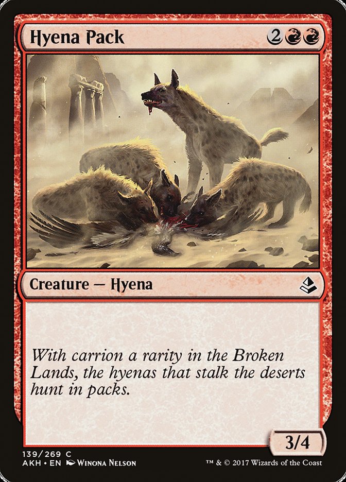 Hyena Pack [Amonkhet] MTG Single Magic: The Gathering    | Red Claw Gaming