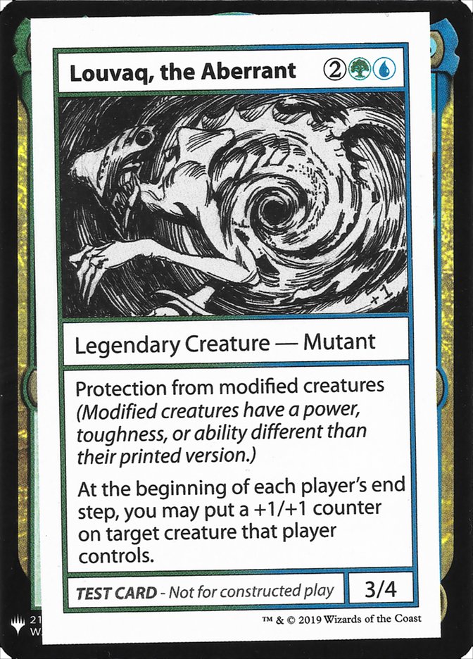 Louvaq, the Aberrant [Mystery Booster Playtest Cards] MTG Single Magic: The Gathering    | Red Claw Gaming