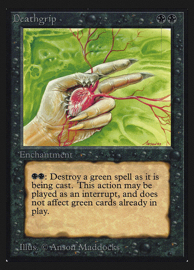 Deathgrip [International Collectors' Edition] MTG Single Magic: The Gathering    | Red Claw Gaming