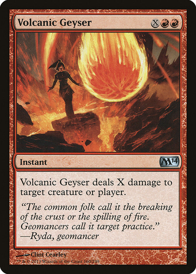 Volcanic Geyser [Magic 2014] MTG Single Magic: The Gathering    | Red Claw Gaming