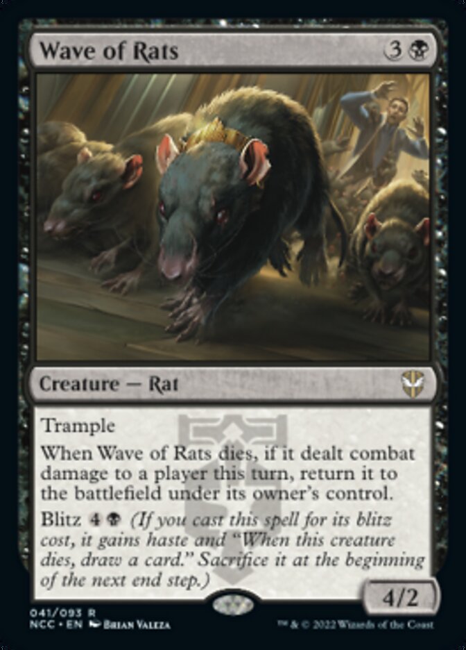 Wave of Rats [Streets of New Capenna Commander] MTG Single Magic: The Gathering    | Red Claw Gaming