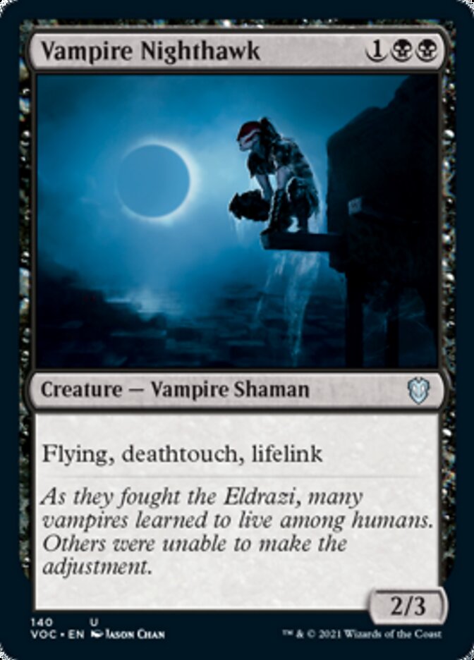 Vampire Nighthawk [Innistrad: Crimson Vow Commander] MTG Single Magic: The Gathering    | Red Claw Gaming