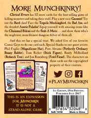 Munchkin 3: Clerical Errors Board Games Steve Jackson    | Red Claw Gaming