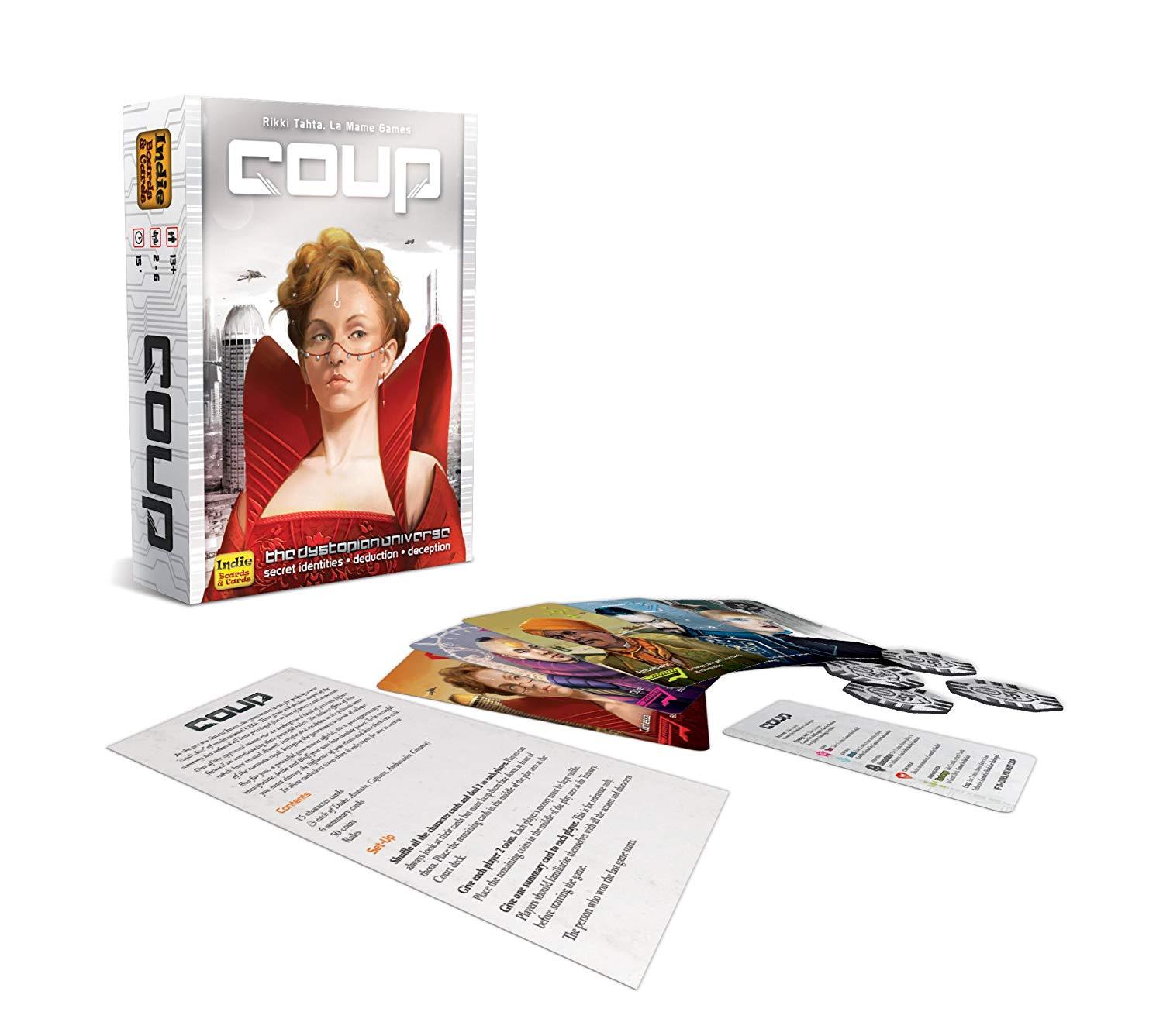 Coup Board Games Indie Boards & Cards    | Red Claw Gaming