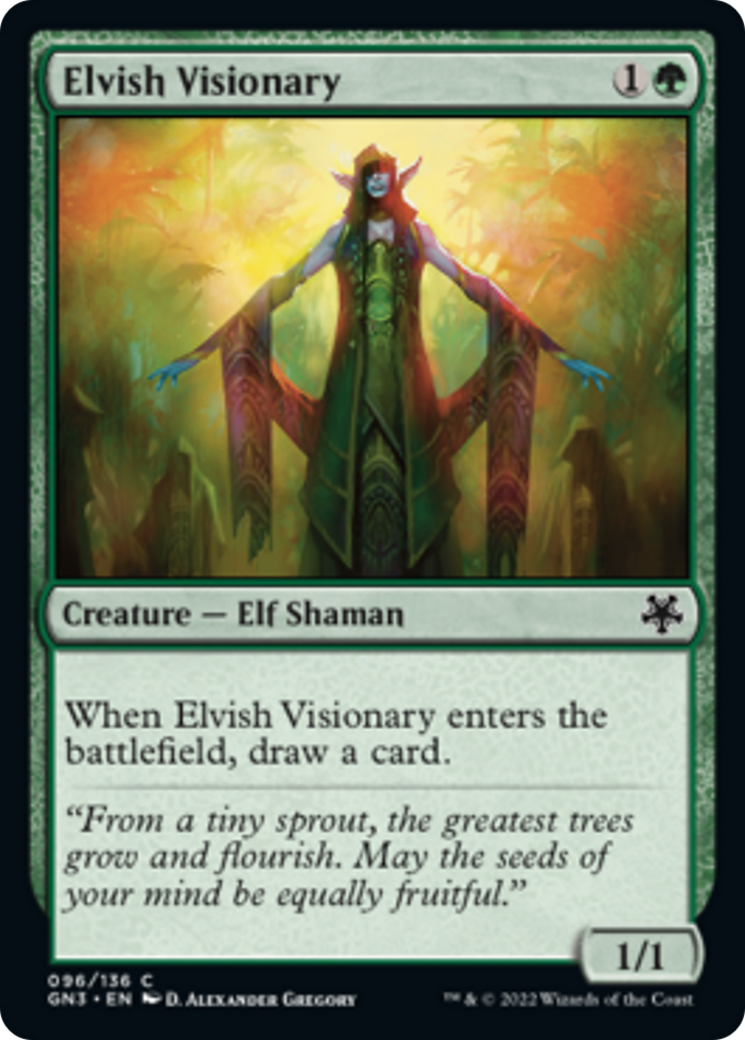 Elvish Visionary [Game Night: Free-for-All] MTG Single Magic: The Gathering    | Red Claw Gaming