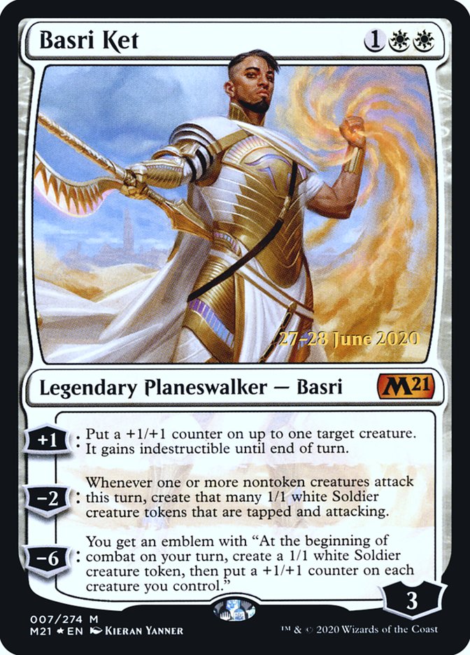 Basri Ket [Core Set 2021 Prerelease Promos] MTG Single Magic: The Gathering    | Red Claw Gaming