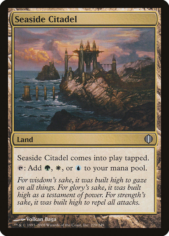 Seaside Citadel [Shards of Alara] MTG Single Magic: The Gathering    | Red Claw Gaming