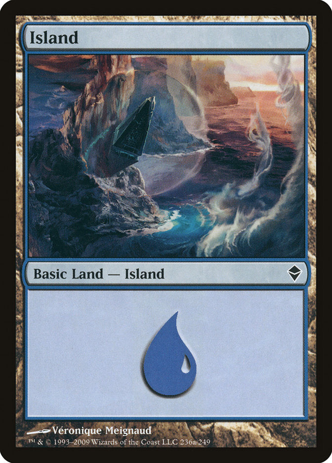 Island (236a) [Zendikar] MTG Single Magic: The Gathering    | Red Claw Gaming