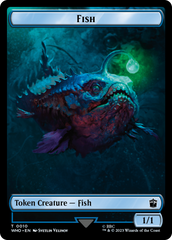 Fish // Treasure (0030) Double-Sided Token [Doctor Who Tokens] MTG Single Magic: The Gathering    | Red Claw Gaming