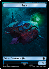 Fish // Treasure (0029) Double-Sided Token [Doctor Who Tokens] MTG Single Magic: The Gathering    | Red Claw Gaming