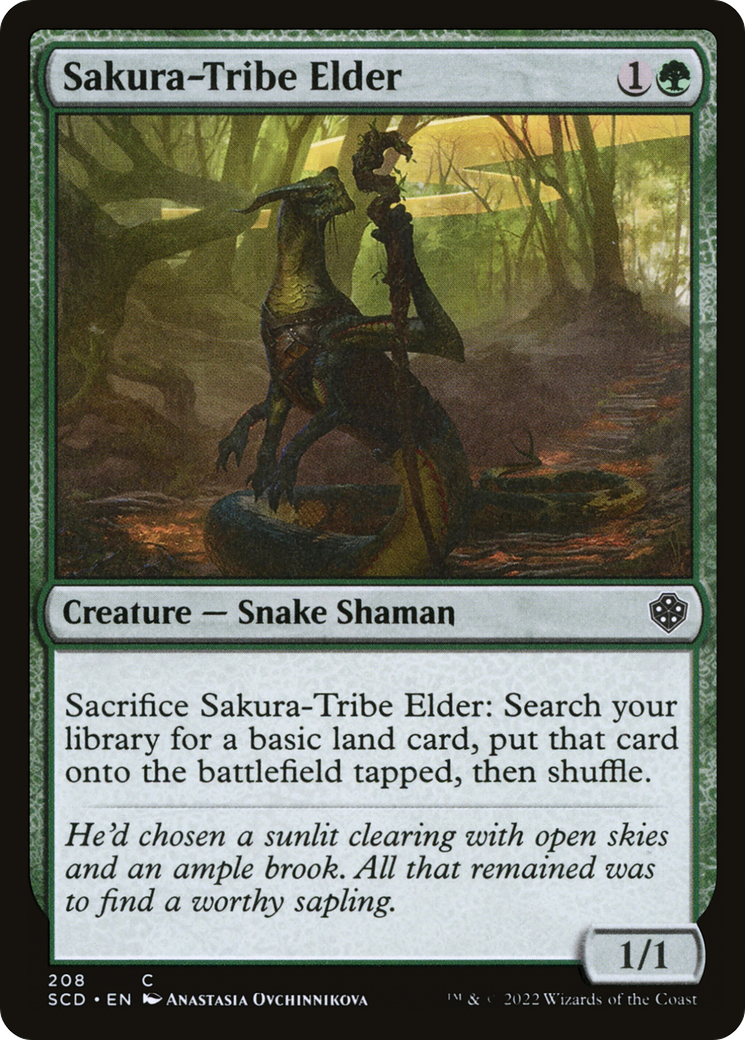 Sakura-Tribe Elder [Starter Commander Decks] MTG Single Magic: The Gathering    | Red Claw Gaming