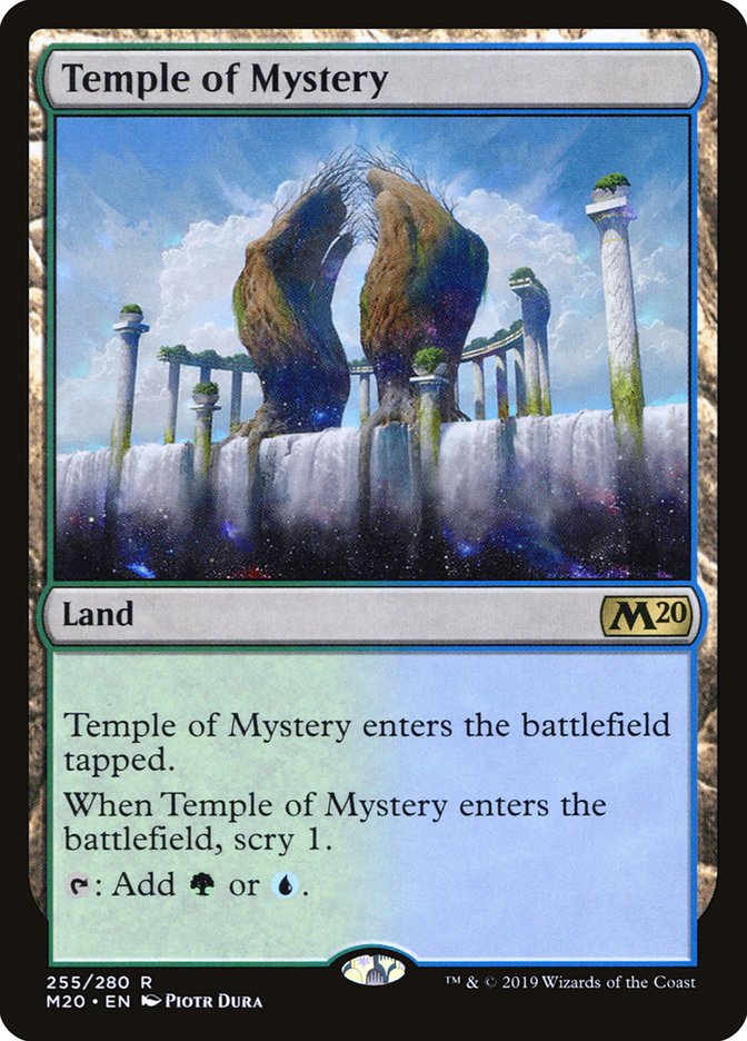 Temple of Mystery [Core Set 2020] MTG Single Magic: The Gathering    | Red Claw Gaming