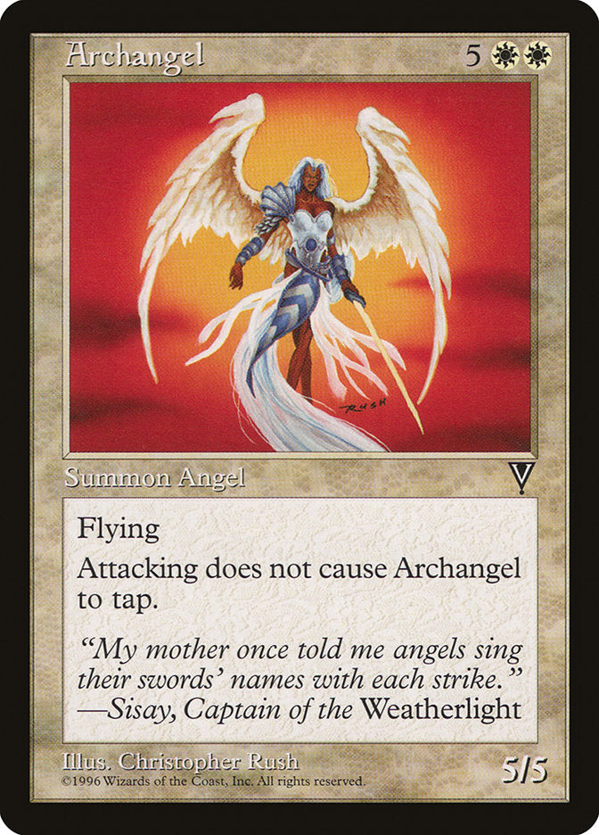 Archangel [Visions] MTG Single Magic: The Gathering    | Red Claw Gaming