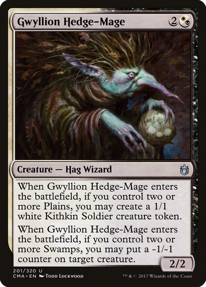 Gwyllion Hedge-Mage [Commander Anthology] MTG Single Magic: The Gathering    | Red Claw Gaming