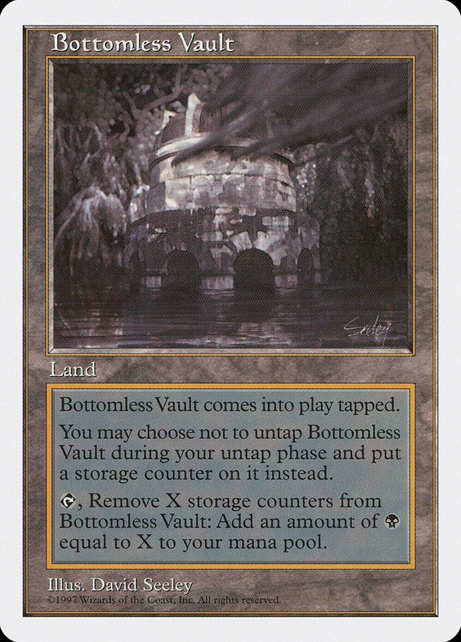 Bottomless Vault [Fifth Edition] MTG Single Magic: The Gathering    | Red Claw Gaming