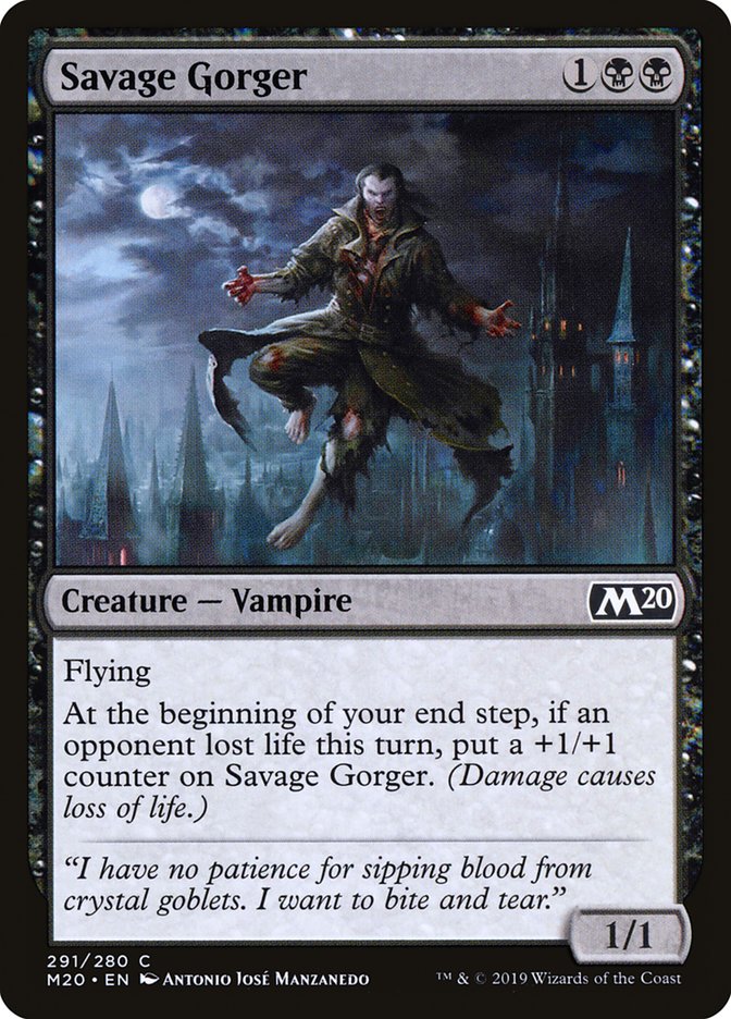 Savage Gorger [Core Set 2020] MTG Single Magic: The Gathering    | Red Claw Gaming