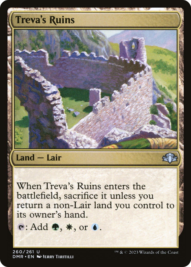 Treva's Ruins [Dominaria Remastered] MTG Single Magic: The Gathering    | Red Claw Gaming