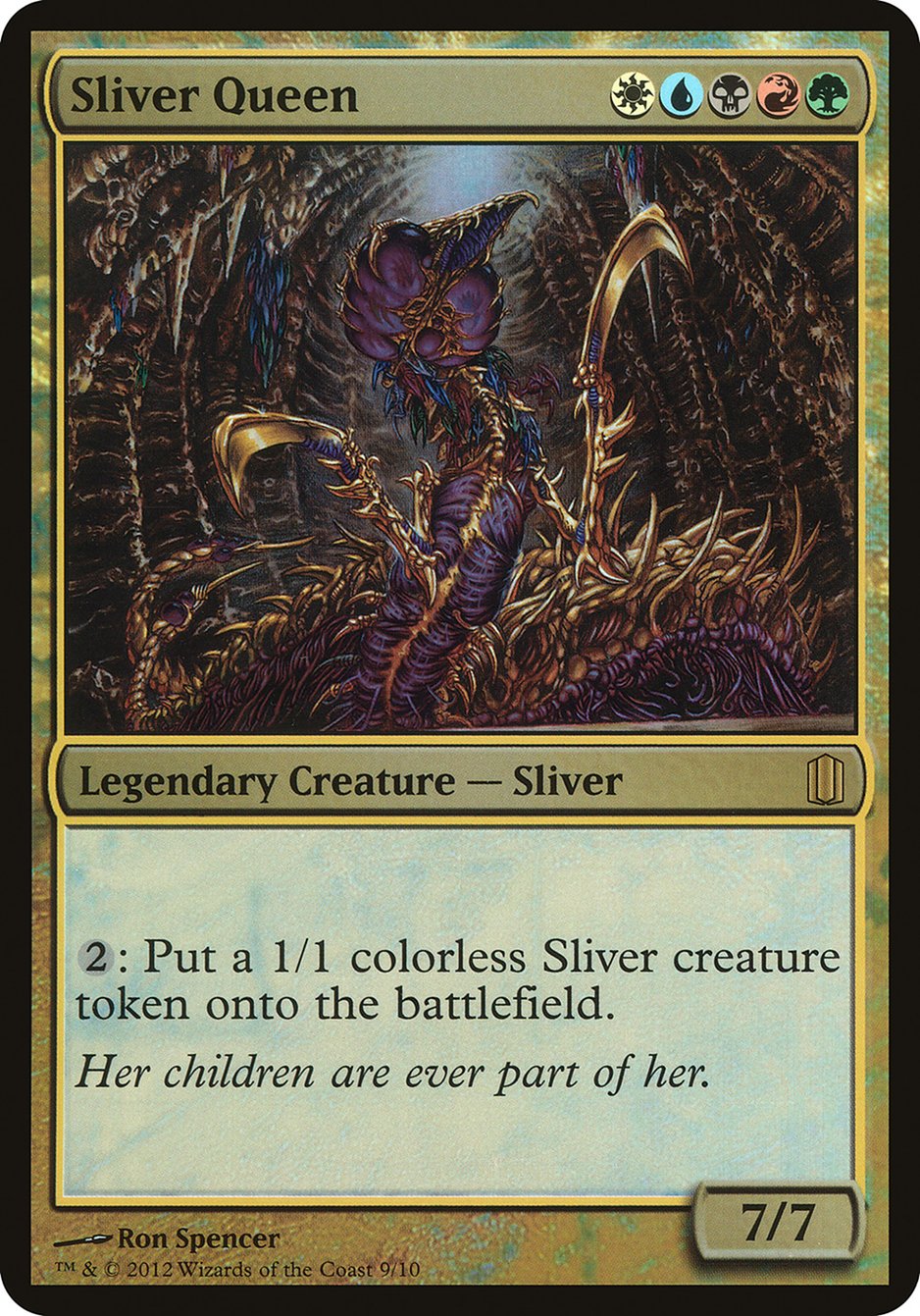 Sliver Queen (Oversized) [Commander's Arsenal Oversized] MTG Single Magic: The Gathering    | Red Claw Gaming