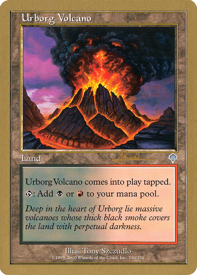 Urborg Volcano (Antoine Ruel) [World Championship Decks 2001] MTG Single Magic: The Gathering    | Red Claw Gaming