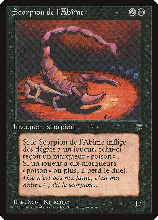 Pit Scorpion (French) - "Scorpion de l'Abime" [Renaissance] MTG Single Magic: The Gathering    | Red Claw Gaming