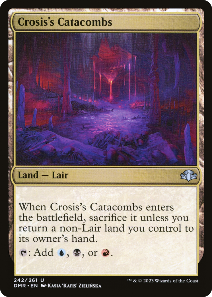 Crosis's Catacombs [Dominaria Remastered] MTG Single Magic: The Gathering    | Red Claw Gaming