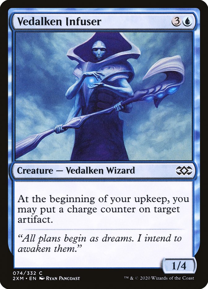 Vedalken Infuser [Double Masters] MTG Single Magic: The Gathering    | Red Claw Gaming