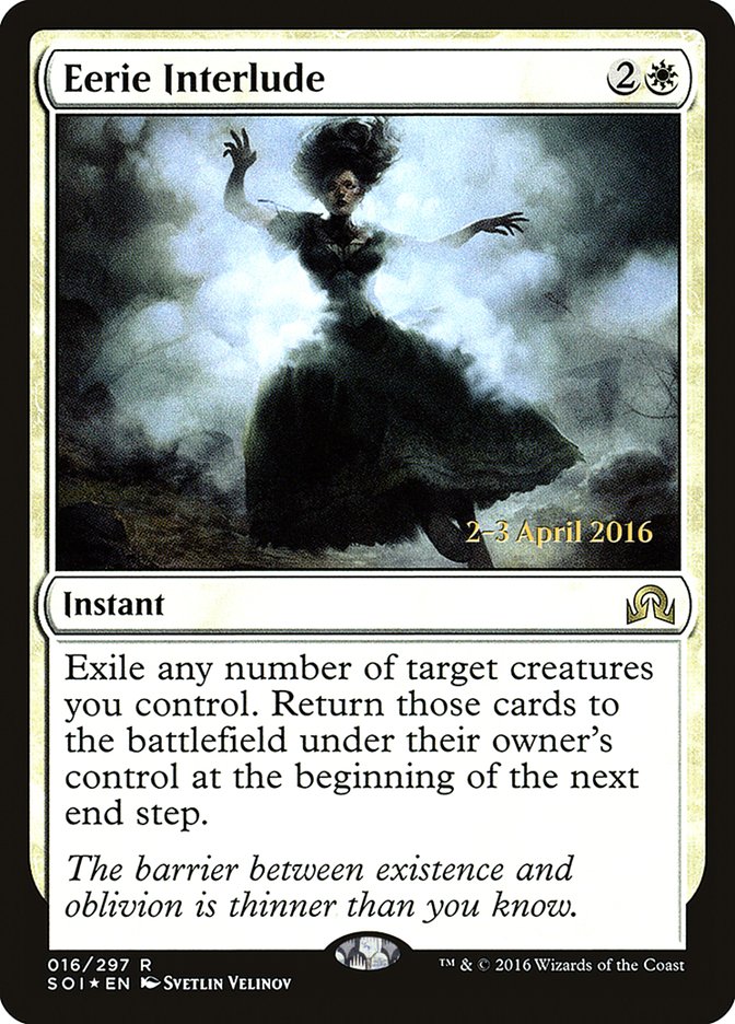 Eerie Interlude [Shadows over Innistrad Prerelease Promos] MTG Single Magic: The Gathering    | Red Claw Gaming