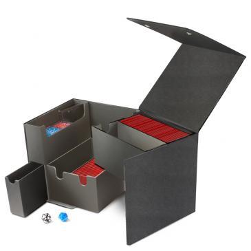 Solid Black CUB3 Deck Box - Designed to hold your Cube Deck Boxes Ultra Pro    | Red Claw Gaming