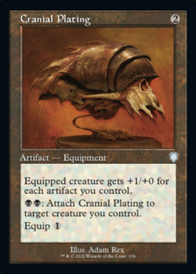 Cranial Plating (Retro) [The Brothers' War Commander] MTG Single Magic: The Gathering    | Red Claw Gaming