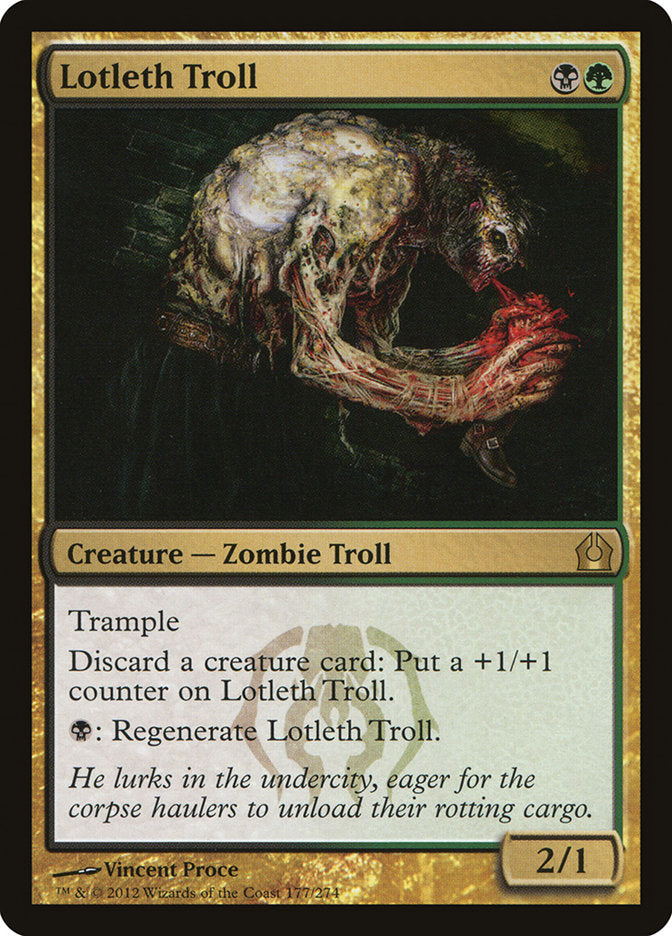 Lotleth Troll [Return to Ravnica] MTG Single Magic: The Gathering    | Red Claw Gaming