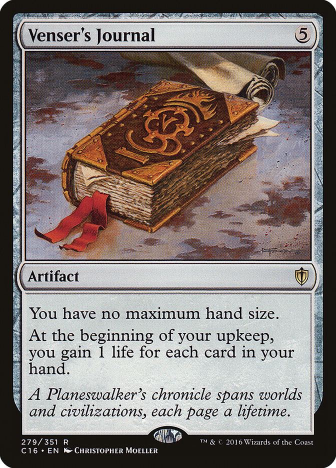 Venser's Journal [Commander 2016] MTG Single Magic: The Gathering    | Red Claw Gaming