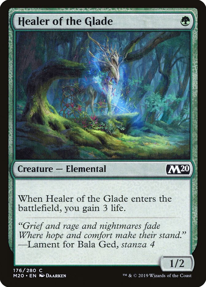 Healer of the Glade [Core Set 2020] MTG Single Magic: The Gathering    | Red Claw Gaming