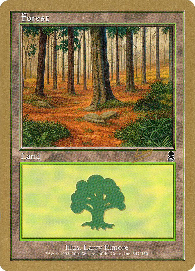 Forest (rl347) (Raphael Levy) [World Championship Decks 2002] MTG Single Magic: The Gathering    | Red Claw Gaming