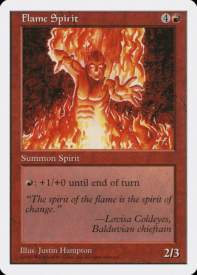 Flame Spirit [Fifth Edition] MTG Single Magic: The Gathering    | Red Claw Gaming