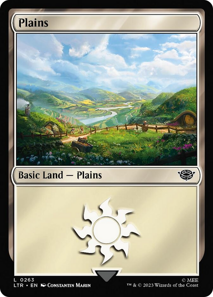 Plains (263) [The Lord of the Rings: Tales of Middle-Earth] MTG Single Magic: The Gathering    | Red Claw Gaming