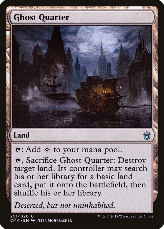 Ghost Quarter [Commander Anthology] MTG Single Magic: The Gathering    | Red Claw Gaming