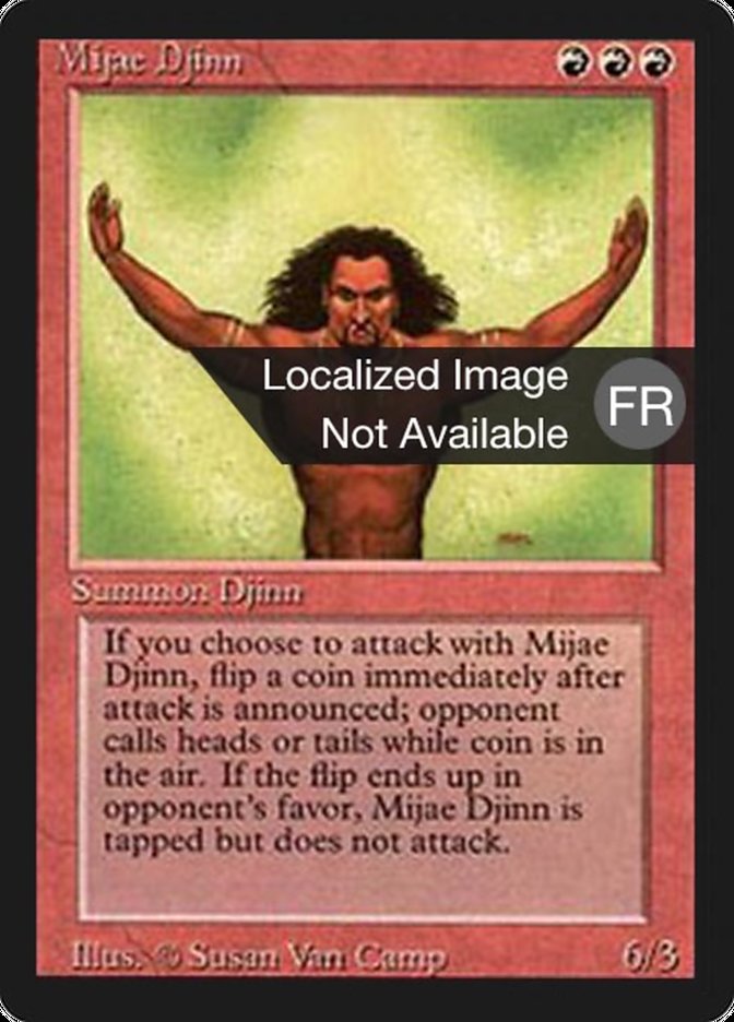 Mijae Djinn [Foreign Black Border] MTG Single Magic: The Gathering    | Red Claw Gaming