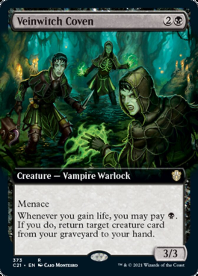 Veinwitch Coven (Extended Art) [Commander 2021] MTG Single Magic: The Gathering    | Red Claw Gaming