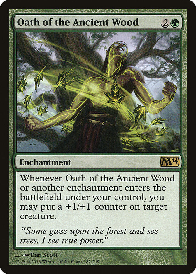 Oath of the Ancient Wood [Magic 2014] MTG Single Magic: The Gathering    | Red Claw Gaming