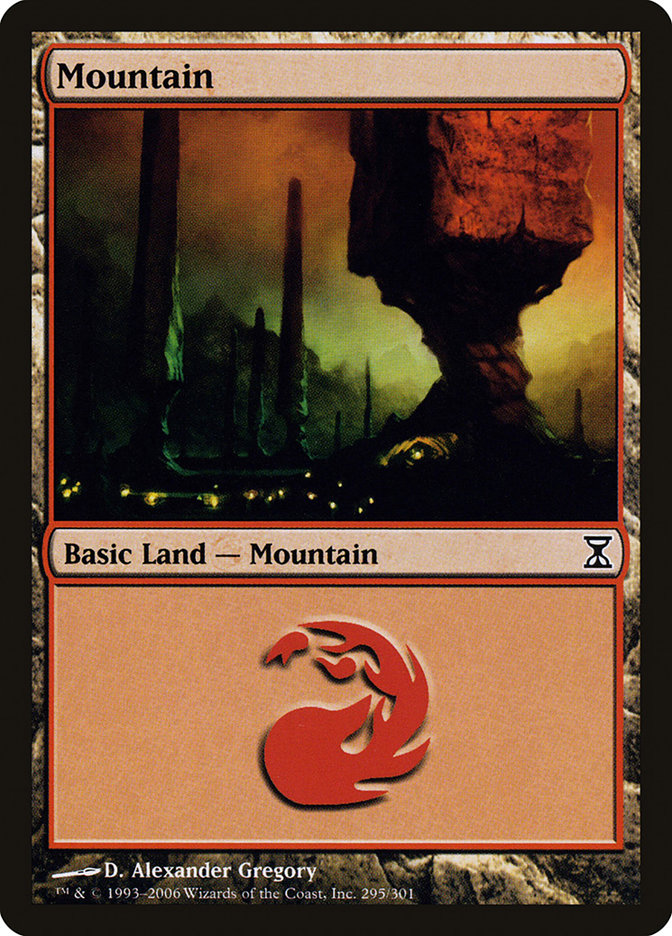 Mountain (295) [Time Spiral] MTG Single Magic: The Gathering    | Red Claw Gaming