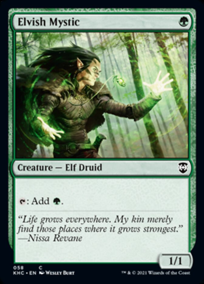 Elvish Mystic [Kaldheim Commander] MTG Single Magic: The Gathering    | Red Claw Gaming