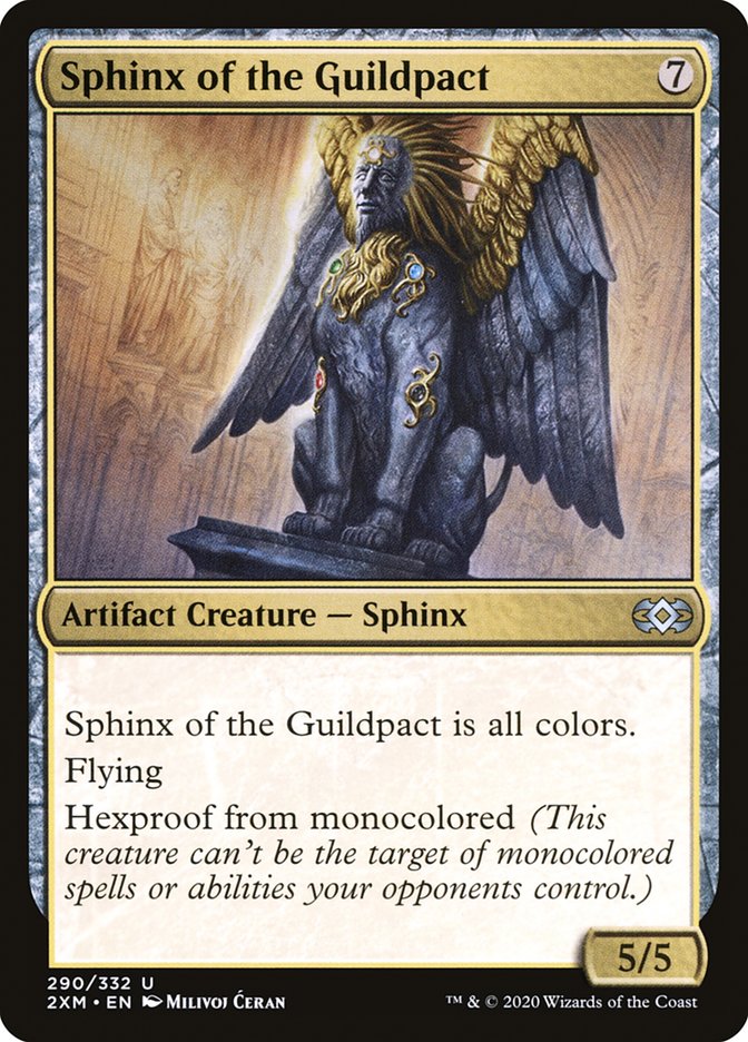 Sphinx of the Guildpact [Double Masters] MTG Single Magic: The Gathering    | Red Claw Gaming
